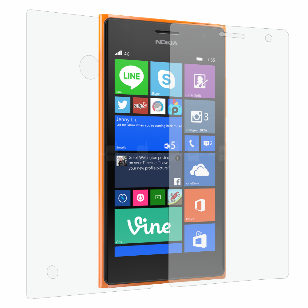 Folie de protectie Smart Protection Nokia Lumia 735 - fullbody-display-si-spate
