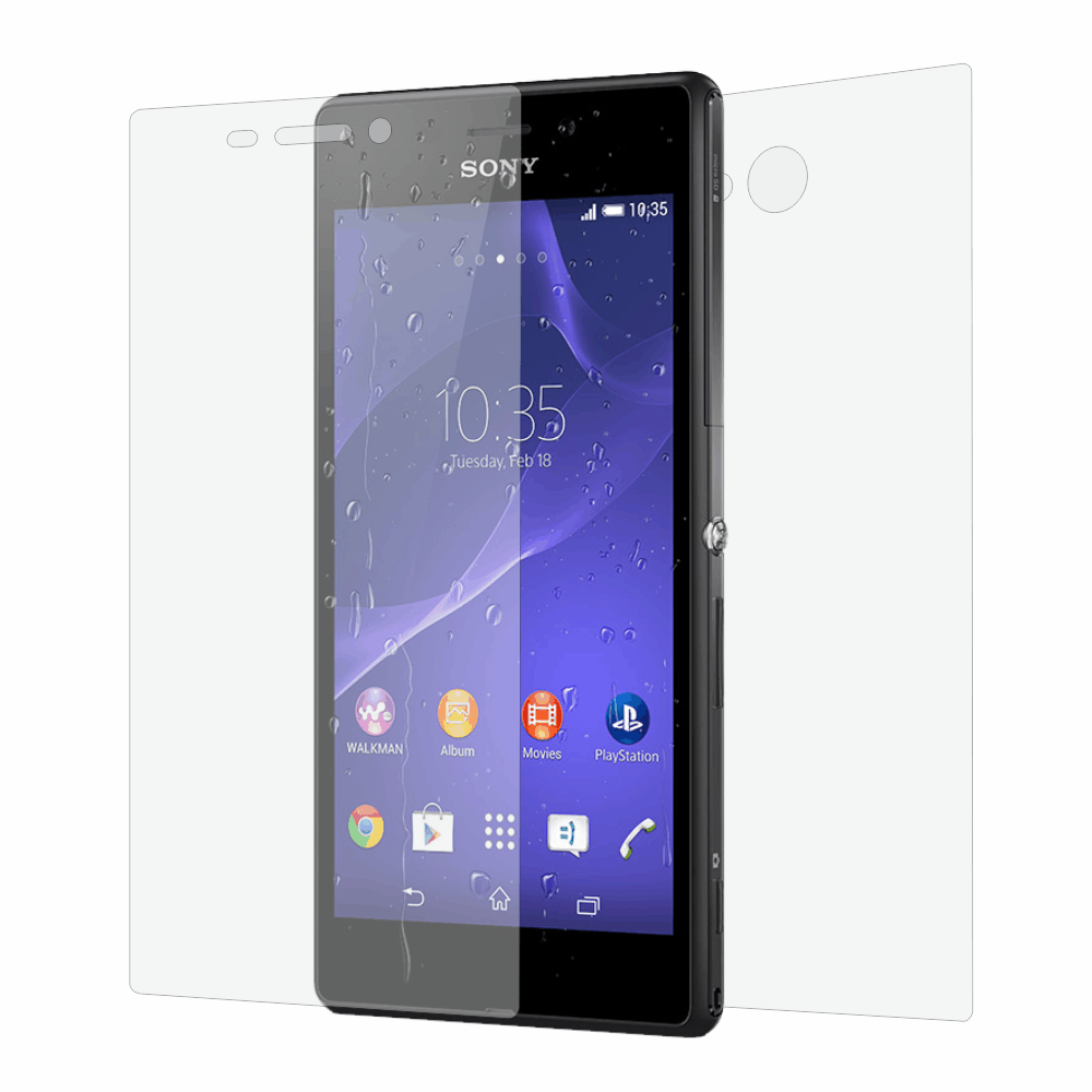 Tempered Glass - Ultra Smart Protection Sony Xperia M2 - Ultra Smart Protection Display + Clasic Smart Protection Spate