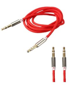 Cablu audio smart cu mufa jack 3.5 mm pentru Aux Red