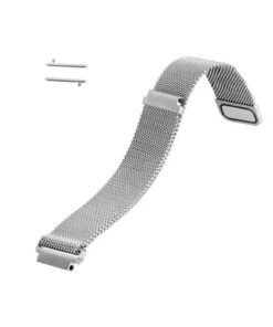 Curea metalica argintie cu magnet pentru Huawei Watch W2 Classic tip Milanese