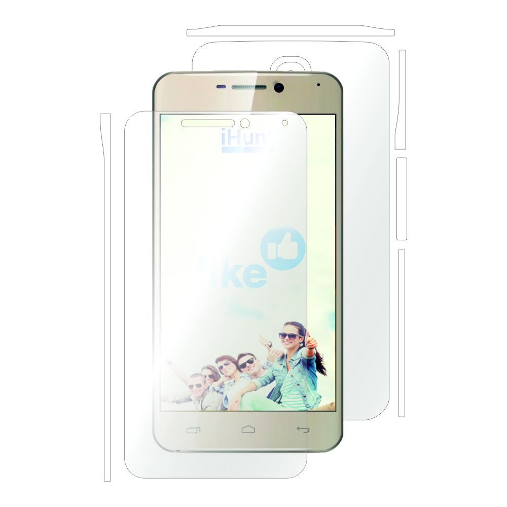 Folie de protectie Smart Protection iHunt Like - fullbody - display + spate + laterale imagine