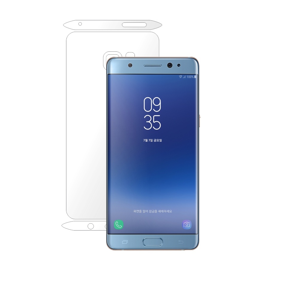 Folie de protectie Smart Protection Samsung Galaxy Note 7 Fan Edition - doar-spate+laterale imagine