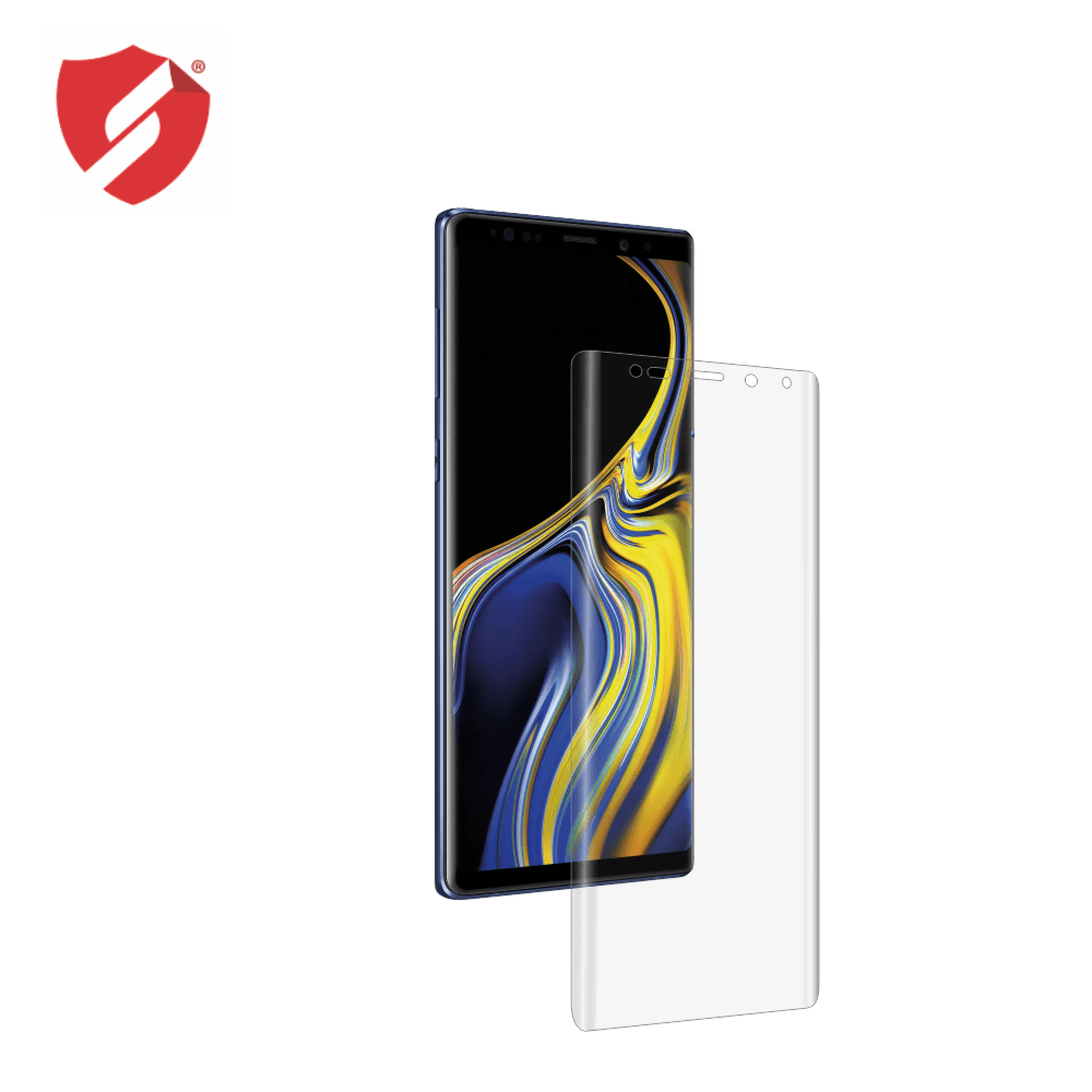 Folie de protectie Smart Protection Samsung Galaxy Note 9 compatibila cu carcasa UAG Monarch - doar-display imagine