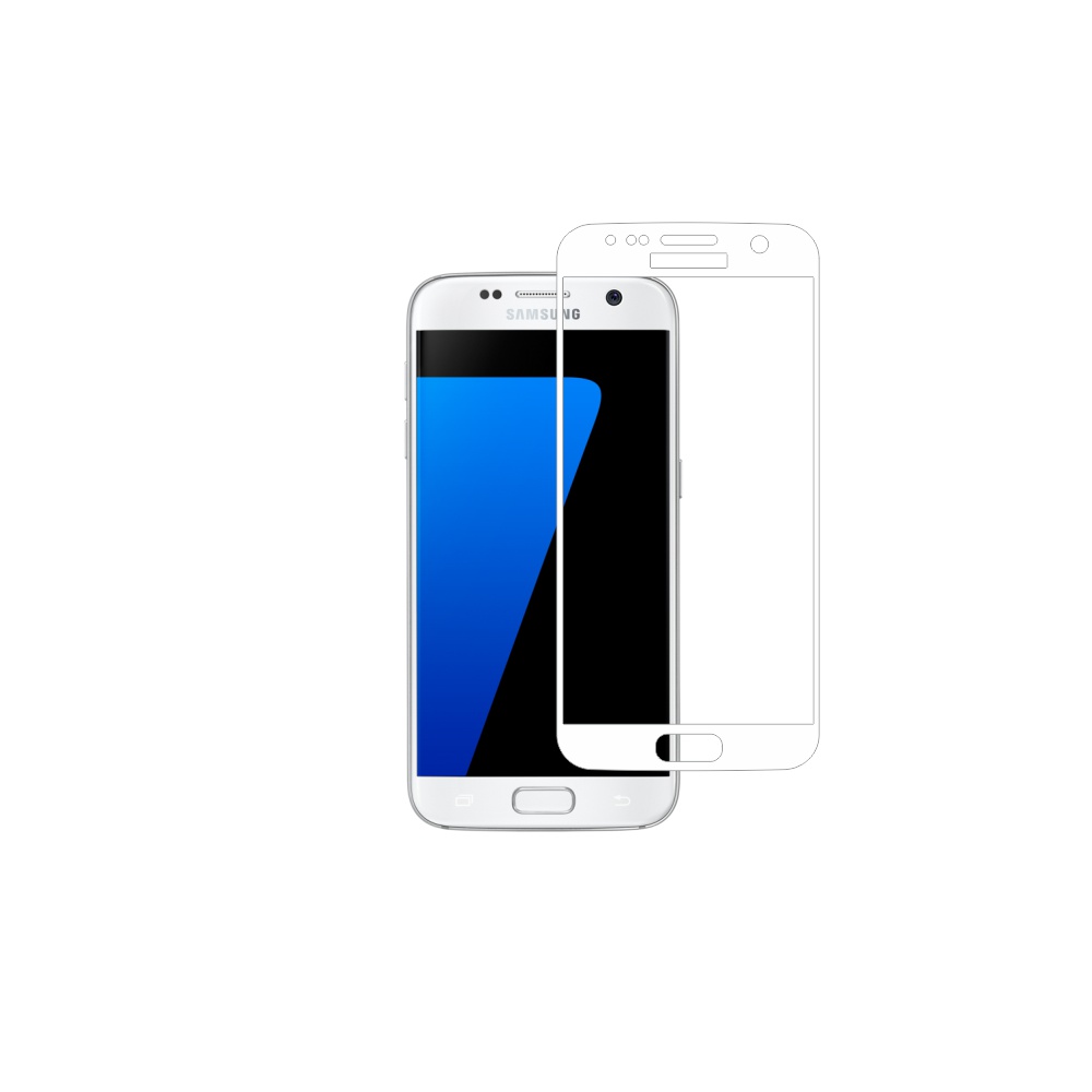 Tempered Glass - Ultra Smart Protection Samsung Galaxy S7 White fulldisplay - Ultra Smart Protection Display