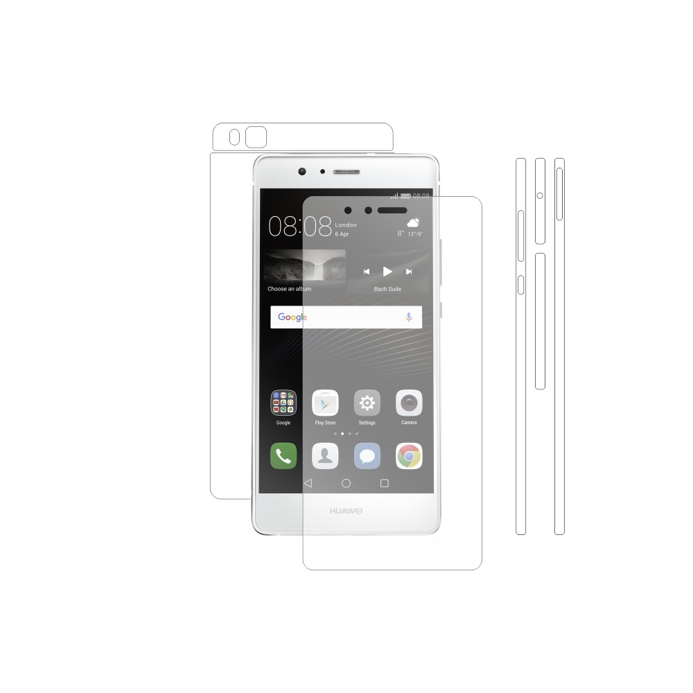 Folie de protectie Smart Protection Huawei P9 Lite - fullbody - display + spate + laterale imagine