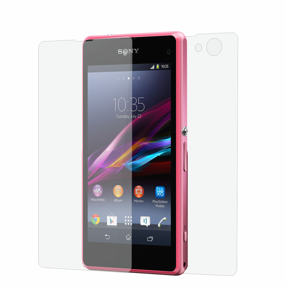 Folie de protectie Smart Protection Sony Xperia Z1 Compact - fullbody-display-si-spate imagine