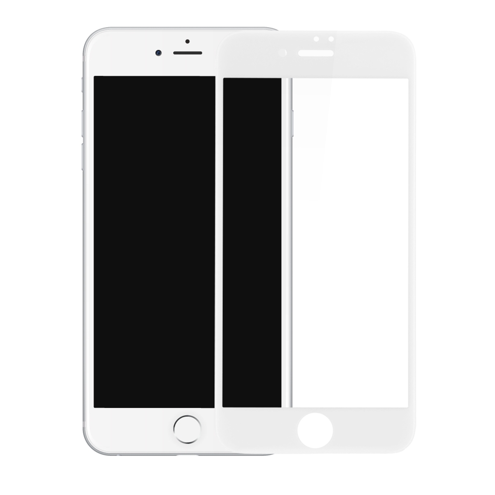 Tempered Glass - Ultra Smart Protection iPhone 8 Plus Fulldisplay Alb - Ultra Smart Protection Display imagine