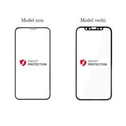 Tempered Glass - Ultra Smart Protection iPhone X Fulldisplay Negru versus model anterior
