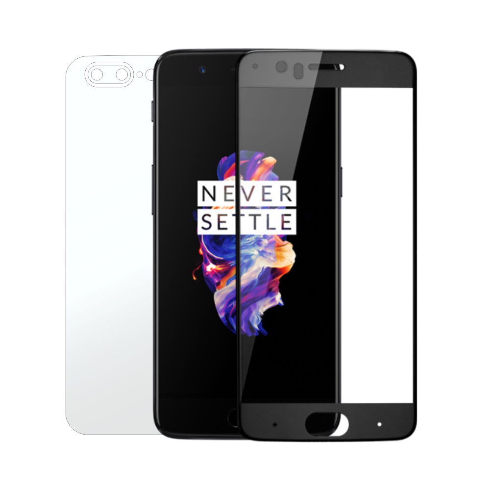 Tempered Glass - Ultra Smart Protection OnePlus 5 Fulldisplay negru - Ultra Smart Protection Display + Clasic Smart Protection spate + laterale imagine