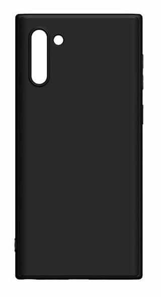 Carcasa neagra tip Silicone Cover pentru Samsung Galaxy Note 10 imagine