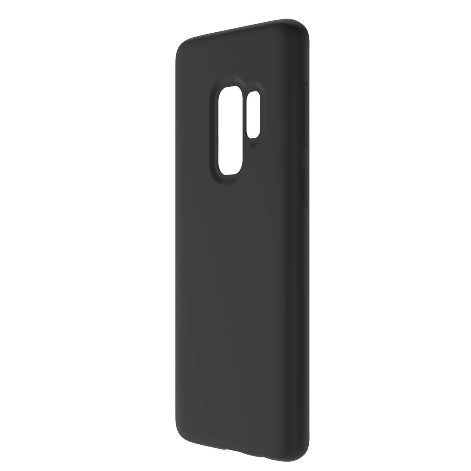 Carcasa neagra tip Silicone Cover pentru Samsung Galaxy S9 imagine